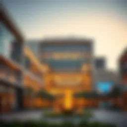 Stunning architectural view of Abu Dhabi's Supervisory Mall