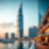 Stunning architectural view of Address Marina Hotel