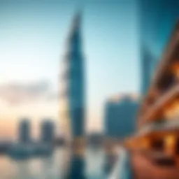Stunning architectural view of Address Marina Hotel