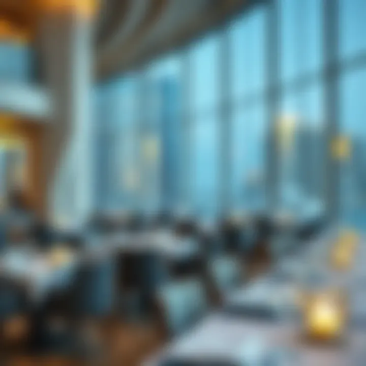 Gourmet dining experience at Address Marina Hotel