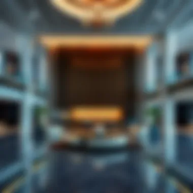 Luxurious lobby of Address Marina Hotel showcasing elegance