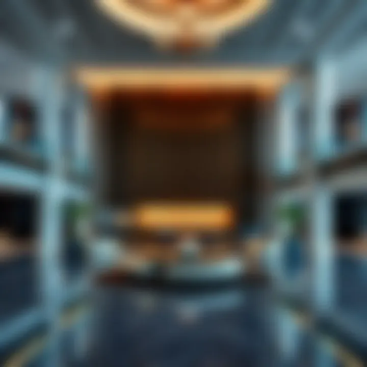 Luxurious lobby of Address Marina Hotel showcasing elegance