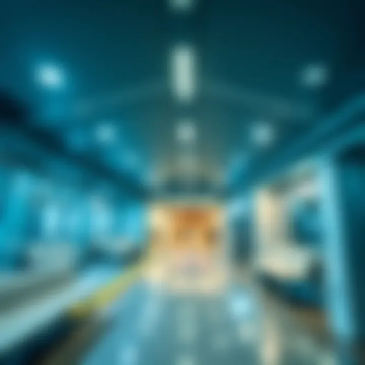 Interior of Al Ghubaiba Marine Station featuring modern facilities for commuters