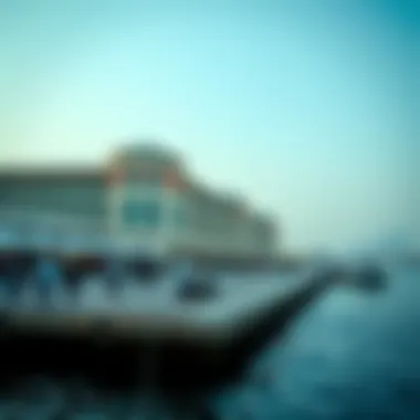Visitors enjoying the waterfront area adjacent to Al Ghubaiba Marine Station