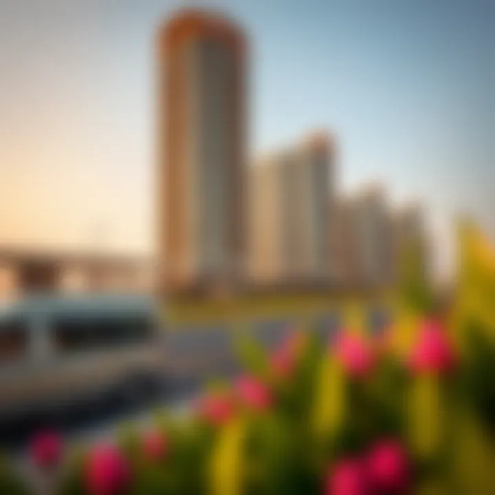 A vibrant community surrounding Al Manara Tower