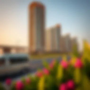 Thriving Community Around Al Manara Tower A vibrant community surrounding Al Manara Tower