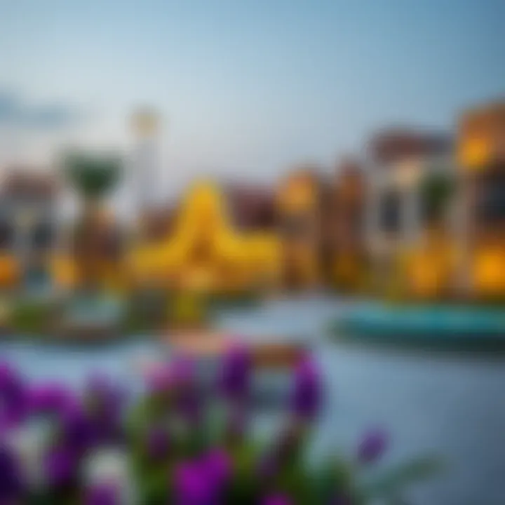 Community Spaces in Al Waha Dubai Vibrant community spaces and parks