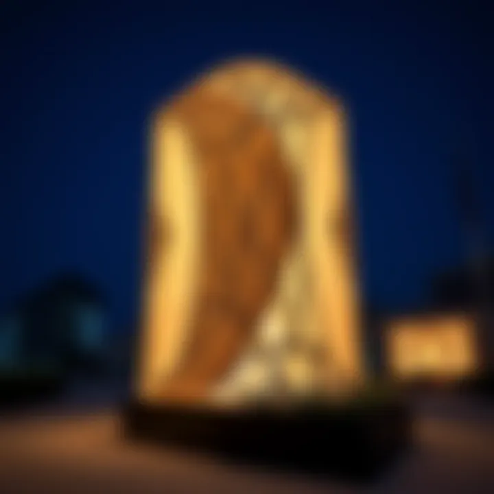 A contemporary art installation in Alserkal Avenue