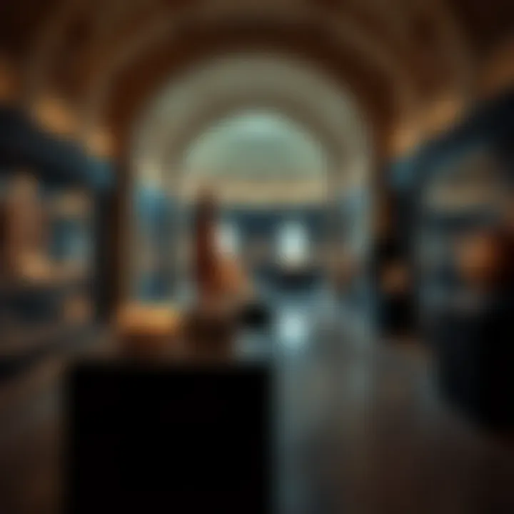 An exhibit featuring ancient artifacts from the UAE