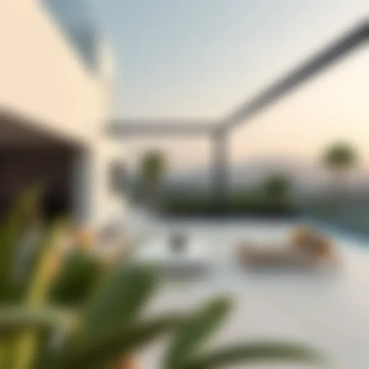 Inviting Outdoor Terrace Area in Arabella Spacious outdoor terrace in Arabella Mudon