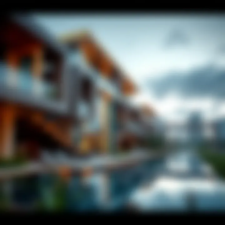 Modern architectural design of Ascot Residences