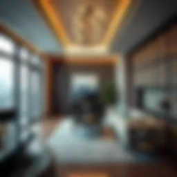 Stylish bachelor room in Dubai