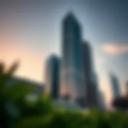 Modern skyscrapers in Dubai
