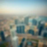 Aerial View of بني ياس غرب Aerial view showcasing the modern skyline of بني ياس غرب