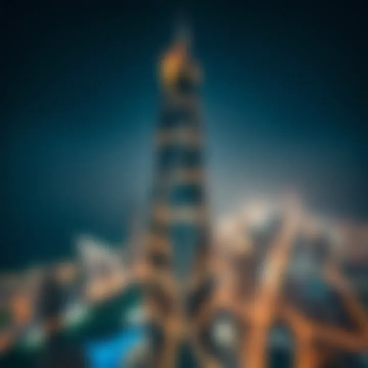 Aerial Perspective of the Binary Tower Aerial view of the Binary Tower showcasing its distinctive design