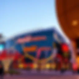 Stunning exterior view of CocaCola Arena showcasing its architectural beauty