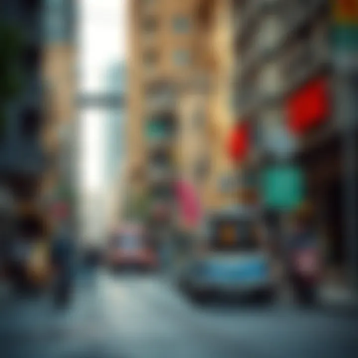 Vibrant neighborhood life in Deira