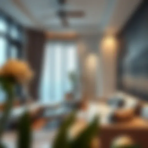 Chic Studio Flat Decor Modern studio flat interior showcasing stylish decor