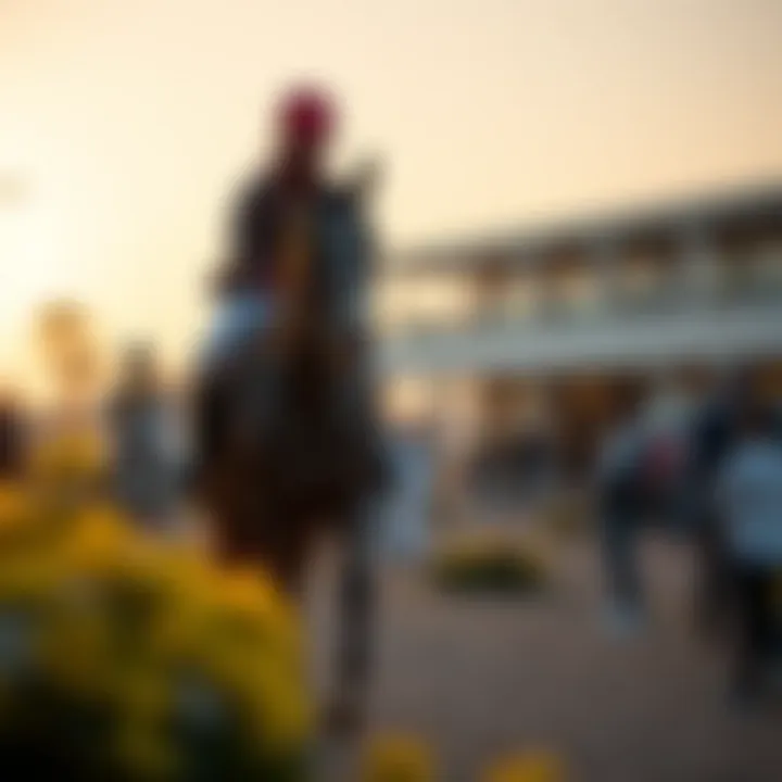 Community event showcasing equestrian sports