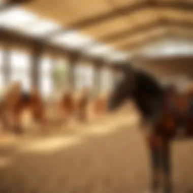 Luxurious facilities available for riders and their horses