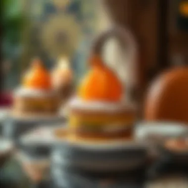 Cultural Heritage in Dessert A beautifully crafted Indian dessert reflecting cultural heritage