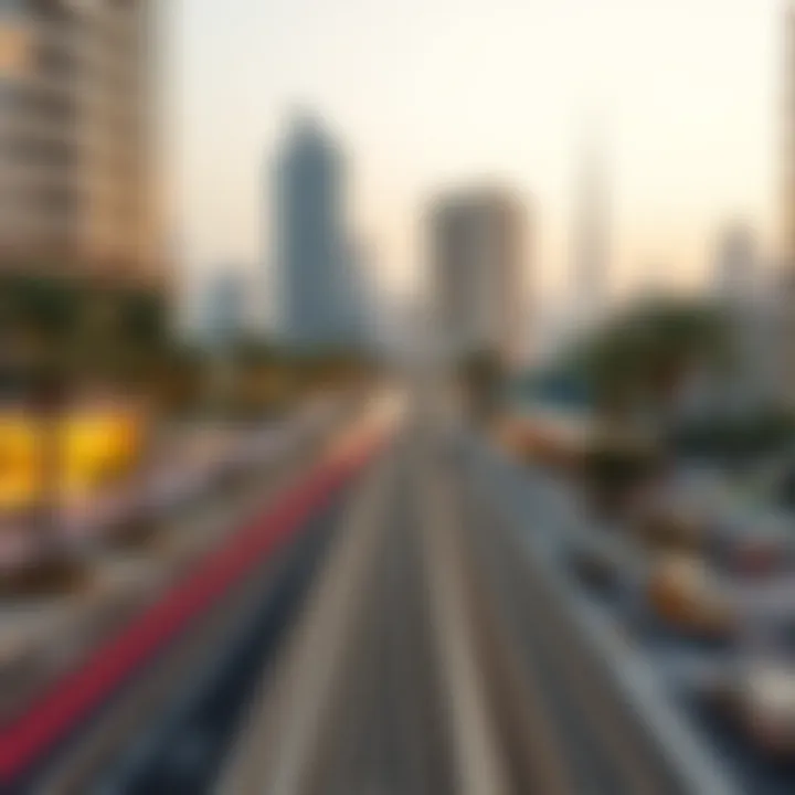 Urban Landscape Integration of Metro Urban landscape of Dubai with metro integration