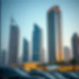 Modern skyscrapers in Dubai's skyline representing Emaar's architectural contributions