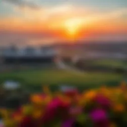 Stunning view of Emirates Golf Club