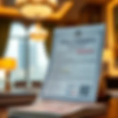 Essential Documents for Visa Verification Illustration of essential documents needed for visa verification