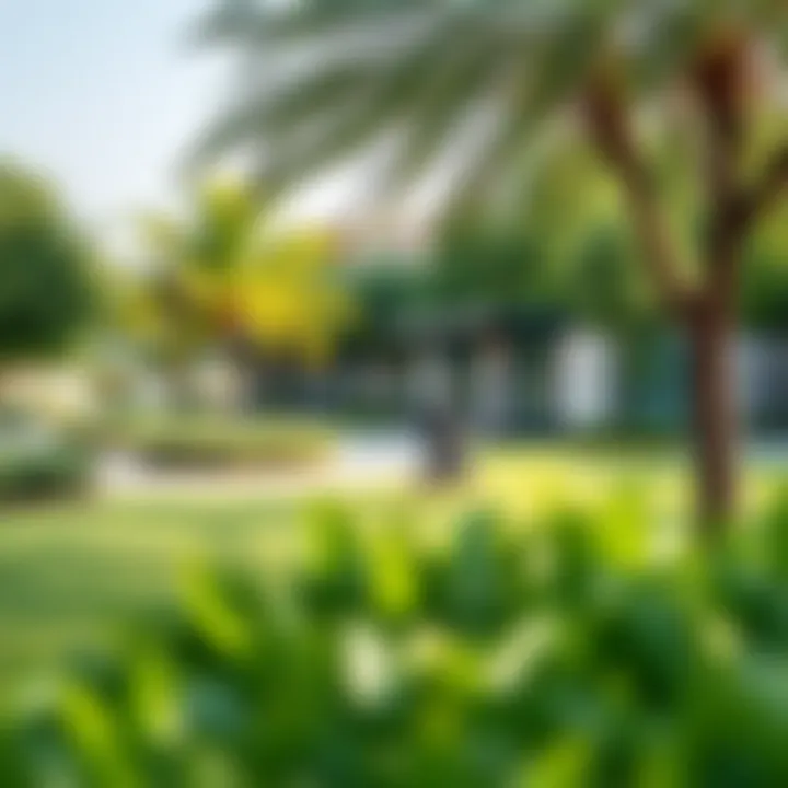 Green Spaces in Al Wasl Village Green spaces and recreational areas within Al Wasl Village promoting a healthy lifestyle