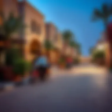Street Life in Al Wasl Village Vibrant street life in Al Wasl Village highlighting community activities