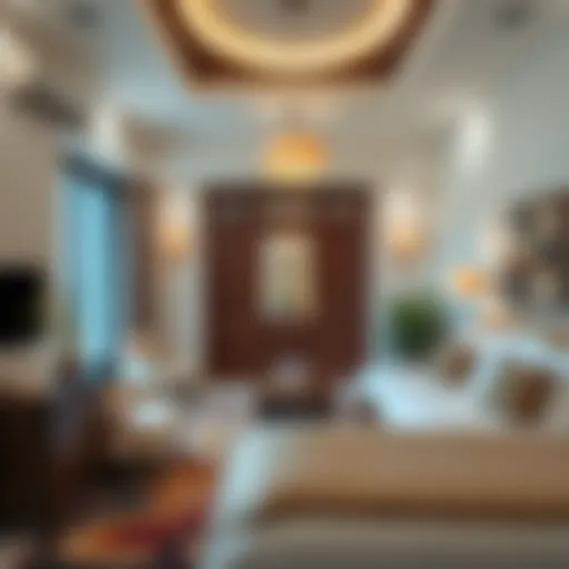 Charming Interior of a Mussafah Bed Space Interior view of a well-furnished bed space in Mussafah