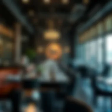 Charming Atmosphere: Dine in Style Elegant dining area showcasing the restaurant's ambiance