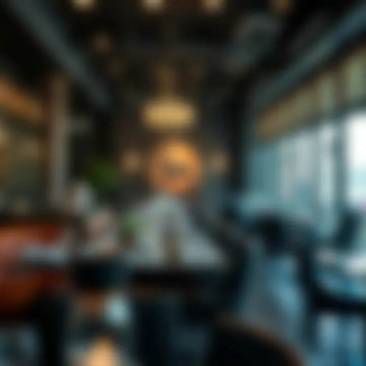 Charming Atmosphere: Dine in Style Elegant dining area showcasing the restaurant's ambiance