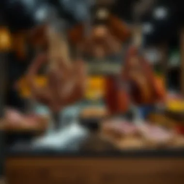 The Art of Smoking: A Meat Lover's Paradise A tantalizing display of smoked meats