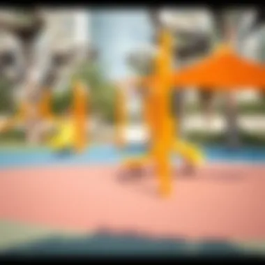 Safety and Convenience in Parks Safety features and amenities in a children's park