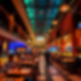 A vibrant dining atmosphere showcasing diverse cuisine options