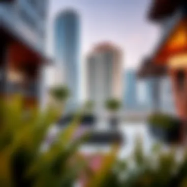 Vibrant community spaces within Damac Business Bay promoting lifestyle and leisure