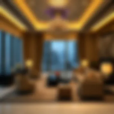 Luxurious interior design of a high-end apartment in Damac Business Bay