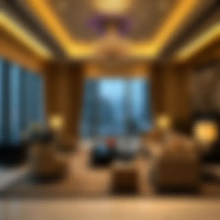Luxurious interior design of a high-end apartment in Damac Business Bay