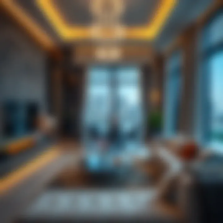 Luxurious Interiors of Dubai Vista Estate Luxurious interior design of a residential unit in Dubai Vista Estate