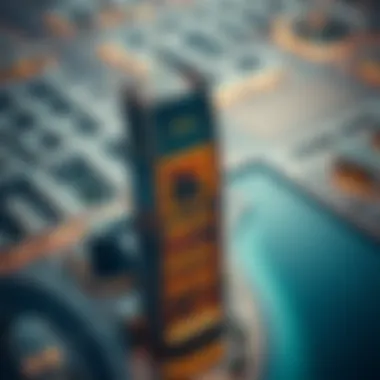 Aerial view of Etihad Plaza showcasing its modern architecture