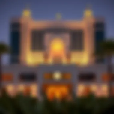 Majestic exterior view of فندق جنه showcasing its architectural brilliance