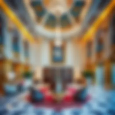 Luxurious lobby of فندق جنه highlighting opulent decor and design