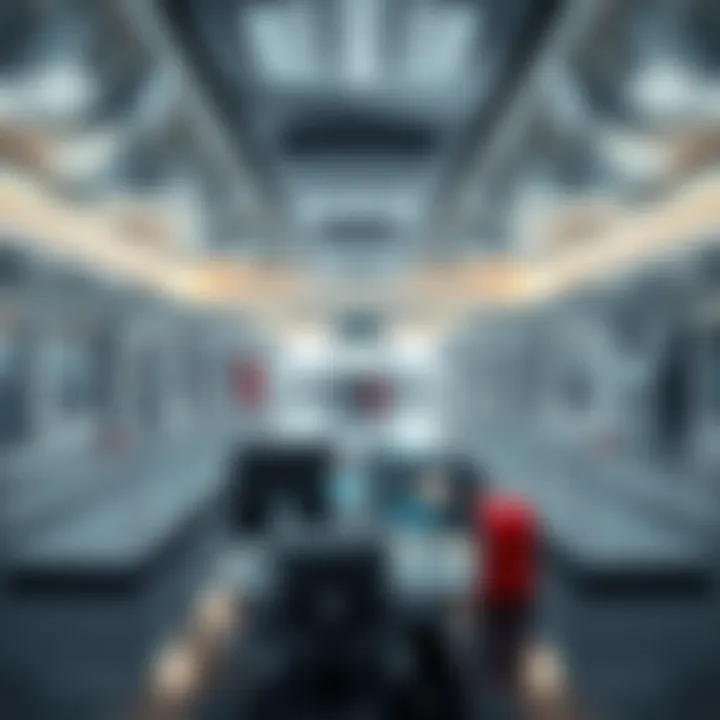 Interior layout of Ghubaiba Marine Station highlighting its operational facilities