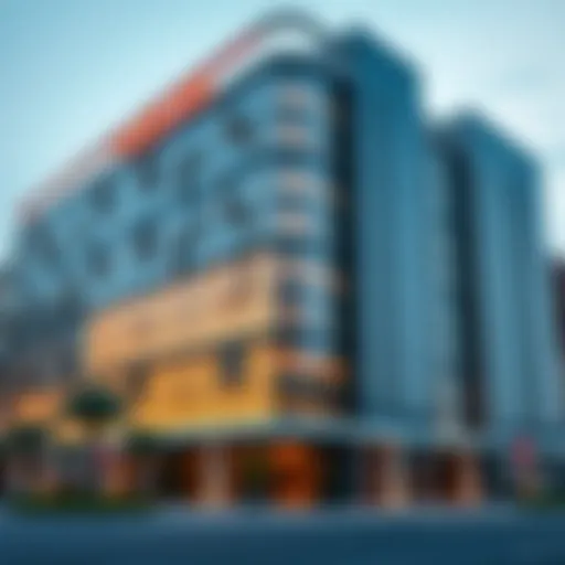 Stunning exterior view of Golden Star UAE showcasing modern architecture