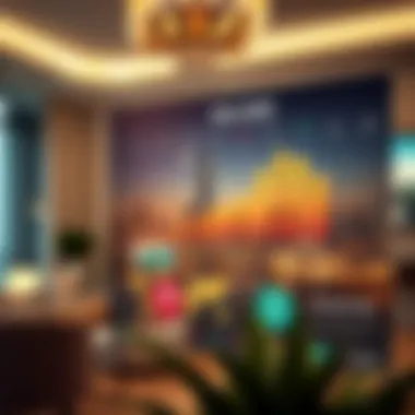 Vibrant infographic illustrating UAE real estate market trends