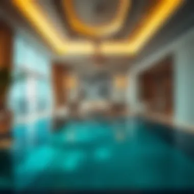 Exquisite Suite with Private Pool Luxurious hotel suite featuring an exquisite private pool