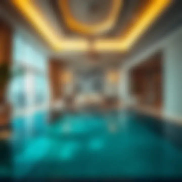 Exquisite Suite with Private Pool Luxurious hotel suite featuring an exquisite private pool