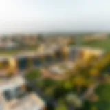 Aerial view of Mira Oasis showcasing lush greenery and modern architecture